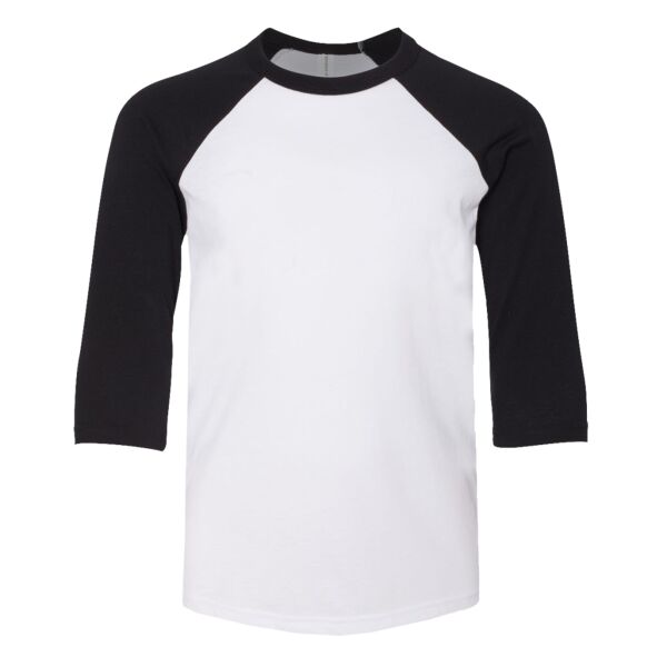 Youth Three-Quarter Sleeve Baseball Tee Thumbnail