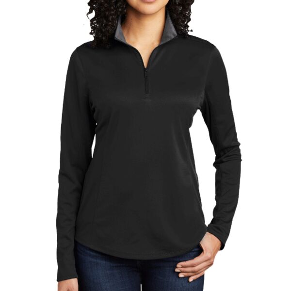 Ladies Silk Touch ™ Performance 1/4 Zip Thumbnail