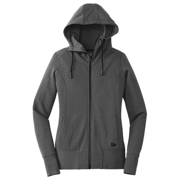 ® Ladies Tri Blend Fleece Full Zip Hoodie Thumbnail
