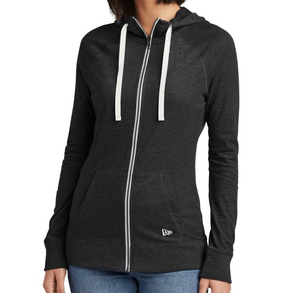 ® Ladies Sueded Cotton Full Zip Hoodie Thumbnail