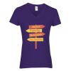 Women's Heavy Cotton™ V-Neck T-Shirt Thumbnail