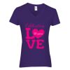 Women's Heavy Cotton™ V-Neck T-Shirt Thumbnail