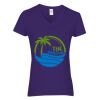 Women's Heavy Cotton™ V-Neck T-Shirt Thumbnail